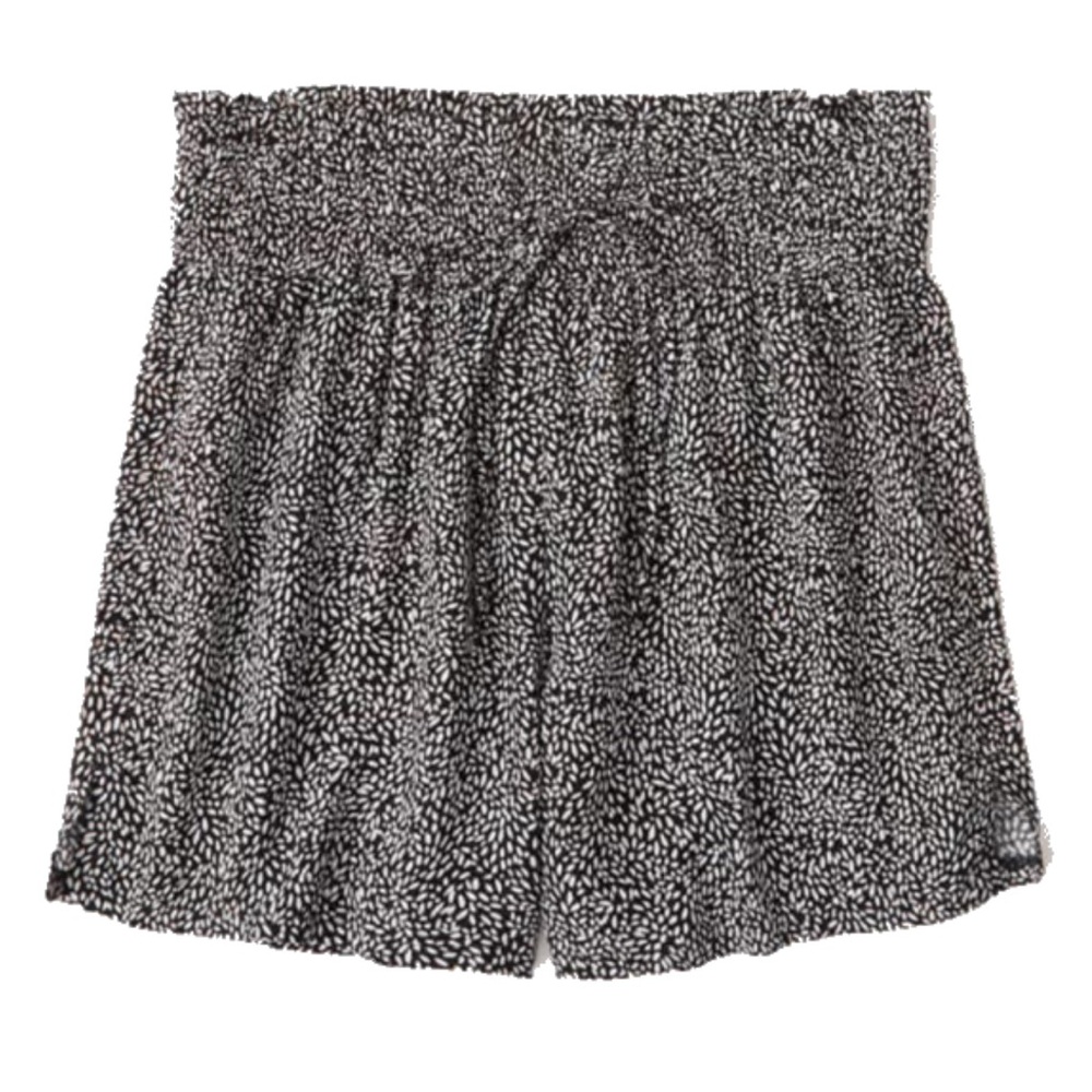 Abercrombie high waisted patterned shorts sz M